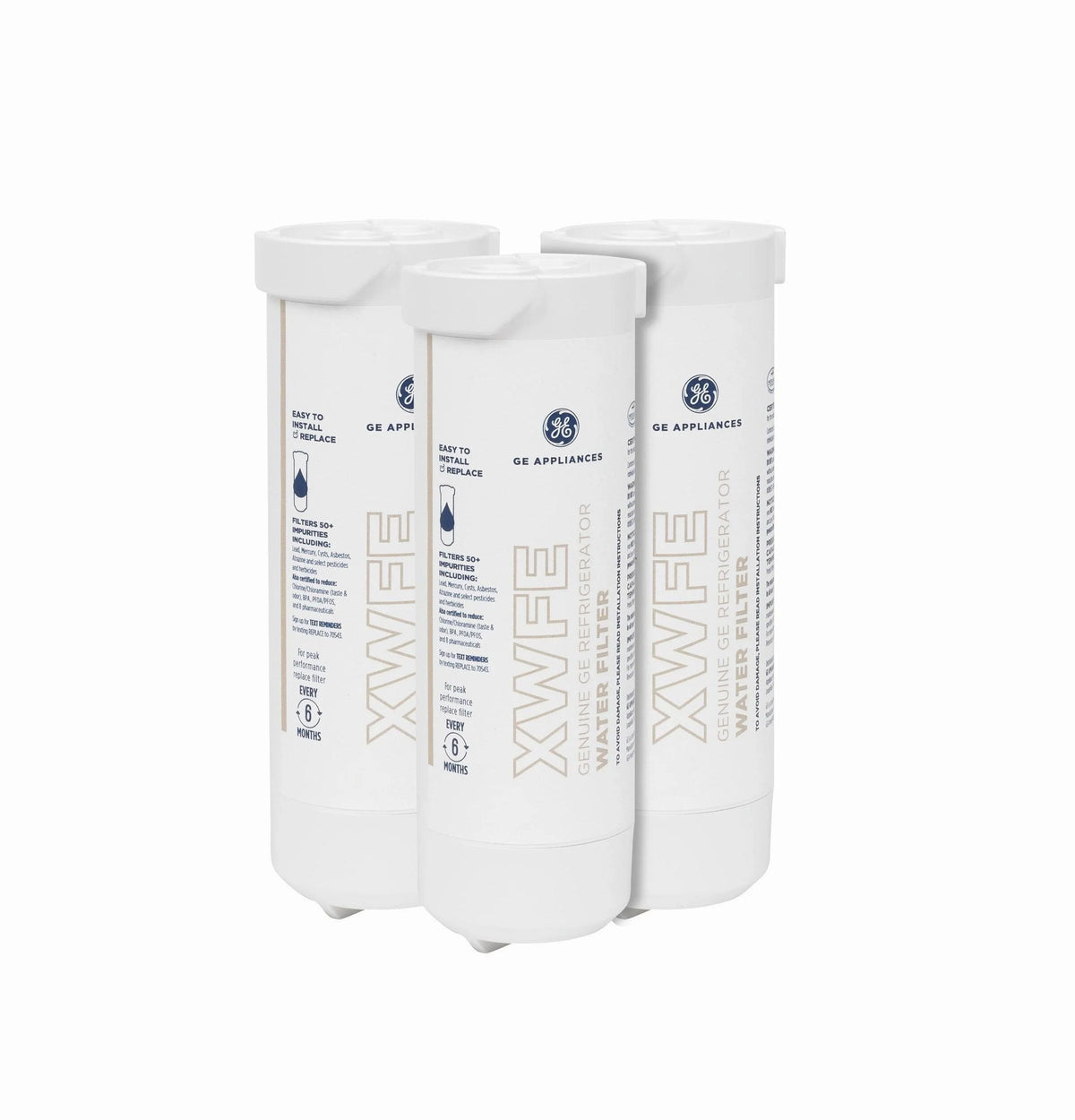 GE XWFE Refrigerator Water Filter 3-Pack - XWFE3PK
