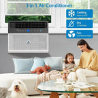 Window Air Conditioner 8000 BTU Up To 370 Sq. Ft. With Remote And App Control