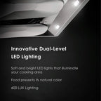 FOTILE Pixie Air Series Slim Line Under-Cabinet Range Hood With WhisPower Motors And Capture-Shield Technology - UQG3002