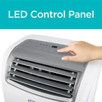 BLACK+DECKER Portable Air Conditioner With Heat, 14,000 BTU, White