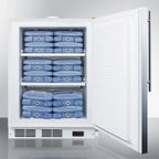 Accucold Built-In Frost-Free Freezer, 3.1 Cu. Ft., Stainless Steel - ACF48WSSHVADA