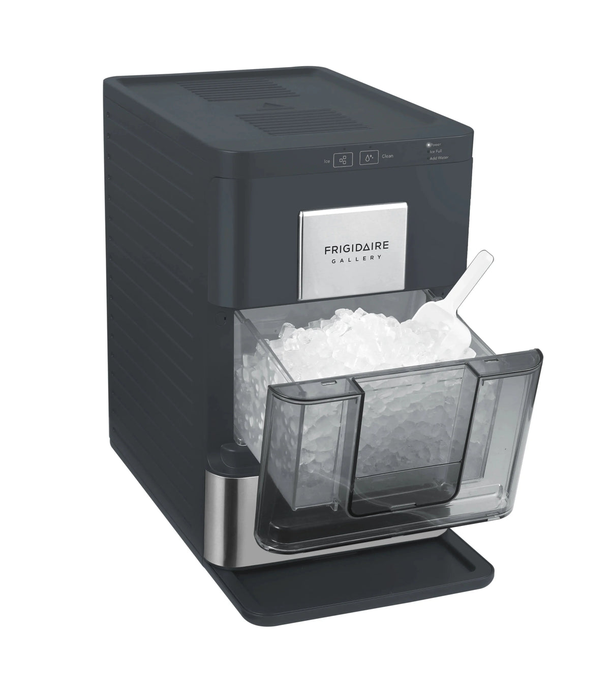 Frigidaire Countertop Nugget Ice Maker, 44 lbs. Daily, 3 lb. Basket, Black - EFIC256