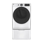 GE Smart Electric Dryer, 7.8 cu. ft. Capacity With Sanitize Cycle - Long Vent
