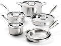 All-Clad Stainless Steel 10 Piece Cookware Set, Made In USA - D5