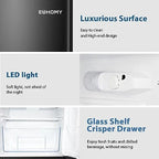 Euhomy Mini Refrigerator With Freezer, 3.2 Cu.Ft