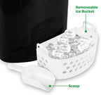 Caynel Portable Ice Maker, 26 lbs/24 Hrs, 2 Ice Sizes, 2-Liter/68 oz Water Reservoir