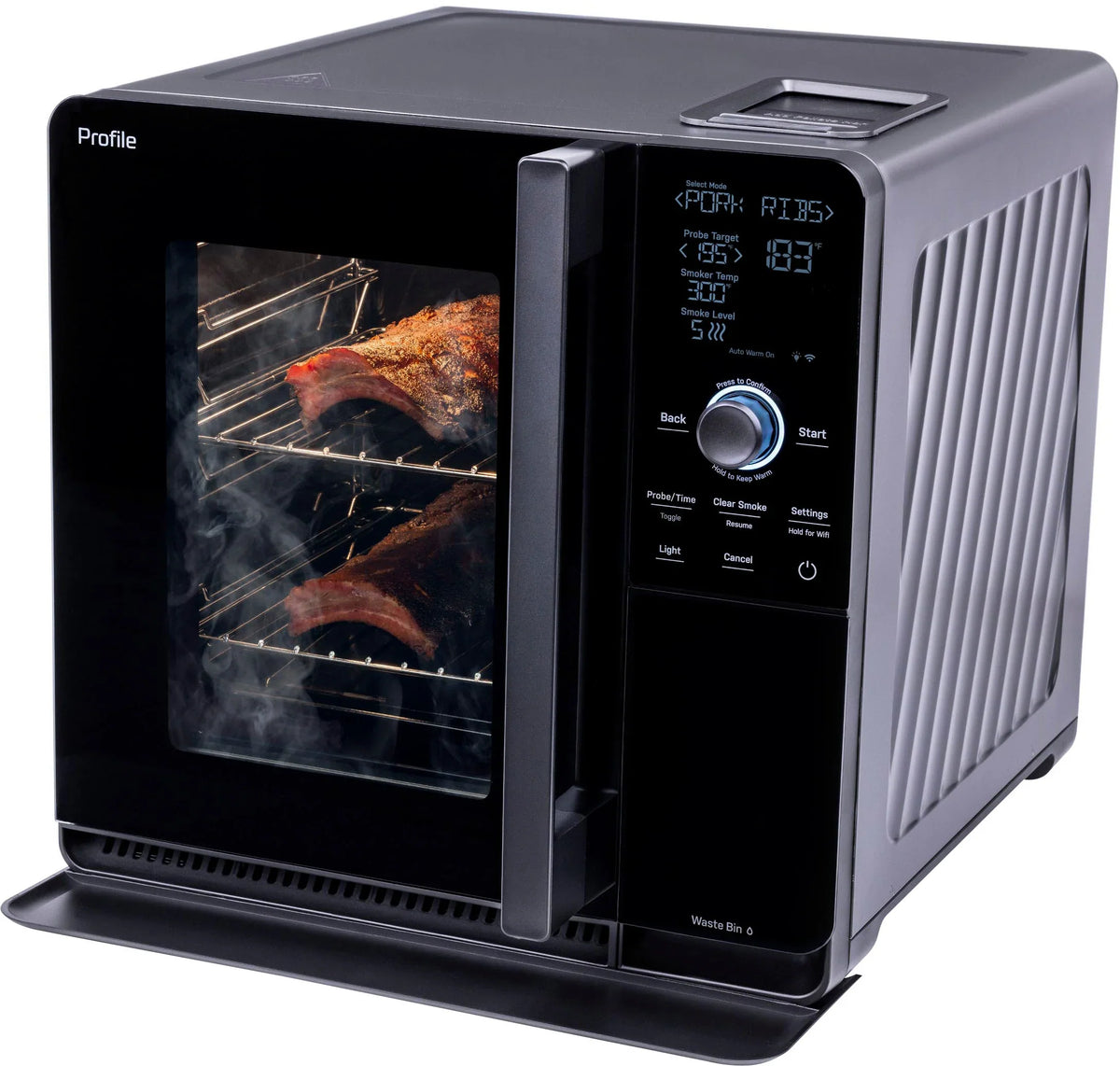 GE Profile Smart Indoor Smoker - Black