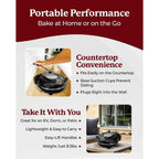 Granitestone Piezano Countertop Pizza Oven With 12in Pizza Stone