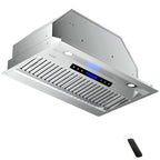 EKON Kitchen Expert 36 inch 900 CFM Convertible Insert Range Hood With Remote Control
