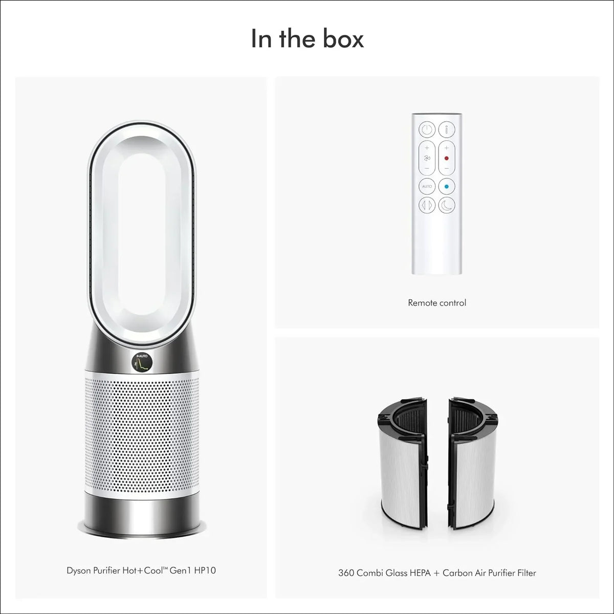 Dyson Purifier Hot+Cool Gen1, White - HP10 664610-01