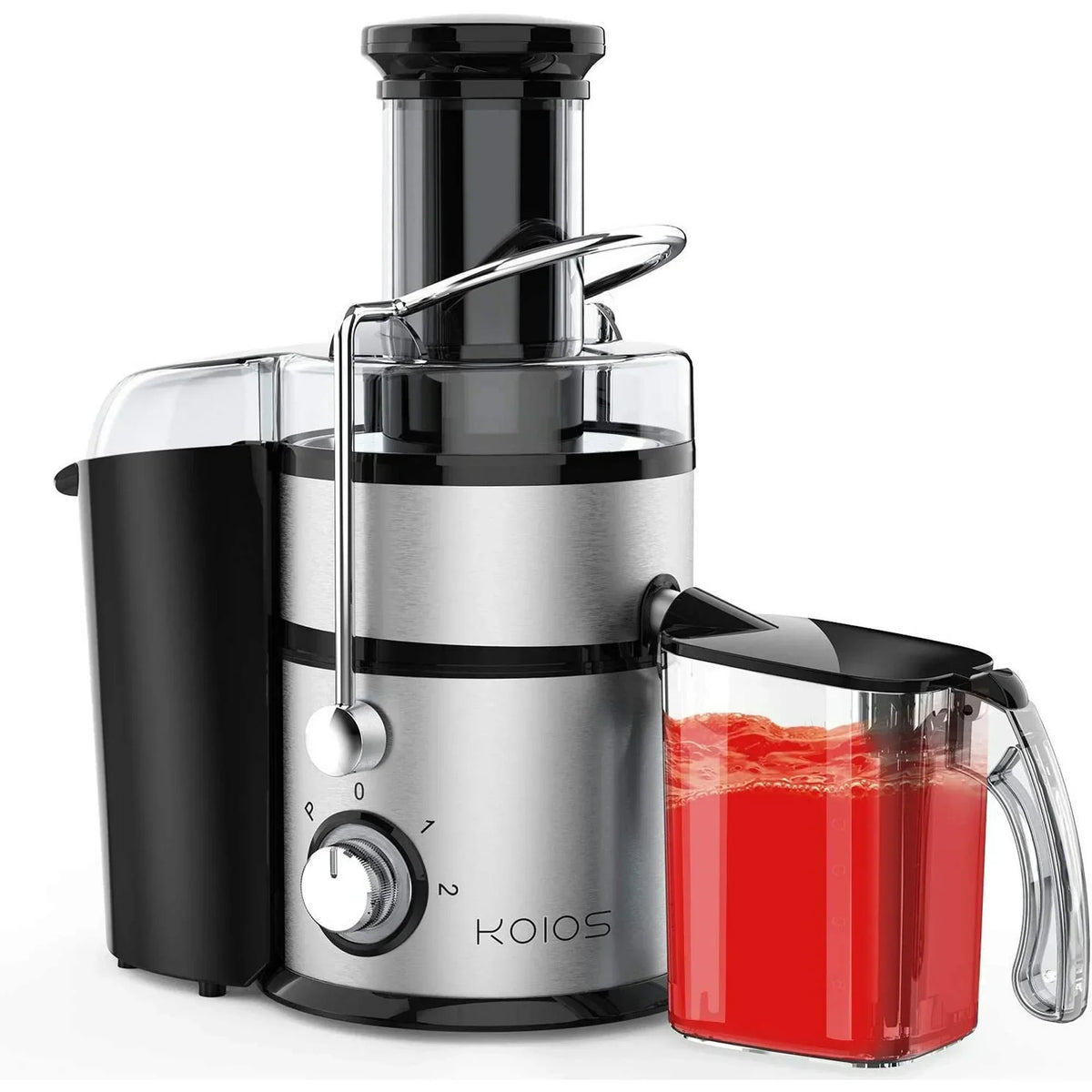 Centrifugal Juicer Machine 1100W, 3 in Feed Chute, BPA Free, Black