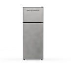 Frigidaire 21 in 7.5 Cu. Ft. Retro Top-Freezer Refrigerator, Standard Door Style, Stainless Look