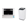 6-Place Setting Portable Dishwasher And 0.9 Cubic Feet Washer Bundle