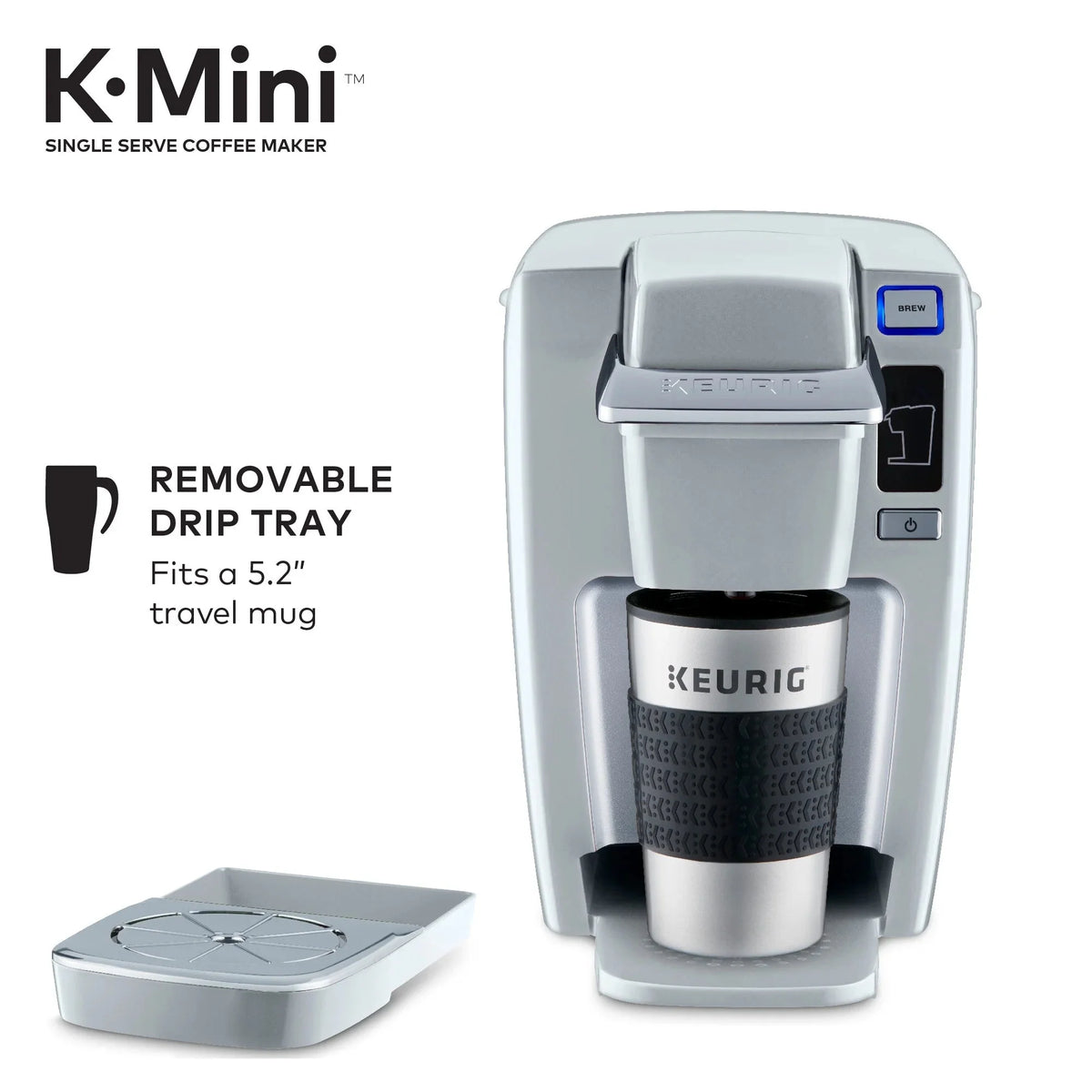 Keurig K-Mini K15 Single-Serve K-Cup Pod Coffee Maker, Chili Red