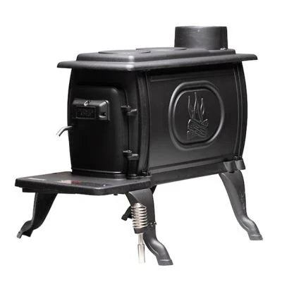 Logwood Cast Iron Wood Stove, 900 Sq. Ft., 54,000 BTUs