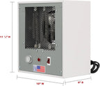 TPI Portable Electric Space Heater 120V 750W/1500W Tan - 150TS Series
