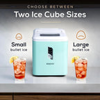 Igloo Self-Cleaning Countertop Ice Maker, 1.5 qt, 26 lbs/24 Hours, Aqua