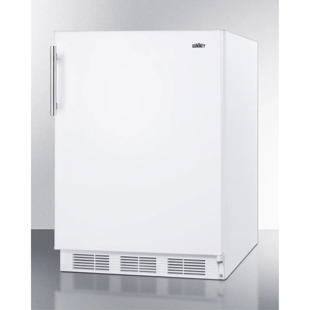 Built-In Undercounter All-Refrigerator, 5.5 Cu.Ft., 24 in Footprint, White