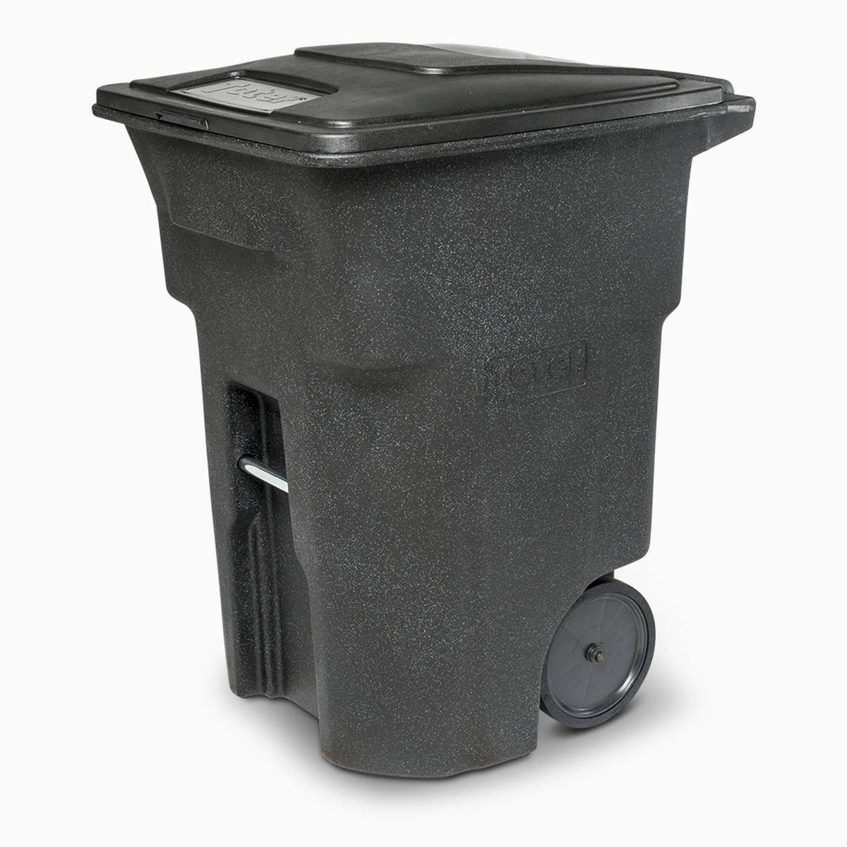 96 Gal. Trash Can With Quiet Wheels And Lid - ANA96-00BKS