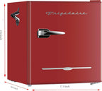 Frigidaire Retro Compact Refrigerator 1.6 cu ft 16 in D x 18 in W x 18.5 in H Moonlight - EFR176