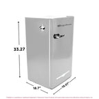 Frigidaire Retro Bar Fridge, 3.2 Cu. Ft., Pink, 65-Watt - EFR376-C-PINK