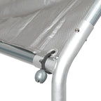Dextrus Metal Chicken Coop With Waterproof Cover And Wire Mesh, 13.1 x 9.8 x 6.4 ft
