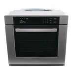 30 in. 5 cu. ft. Single Electric Wall Oven With True European Convection And Self Cleaning In Stainless Steel