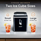 Igloo Self-Cleaning Countertop Ice Maker, 1.5 qt, 26 lbs/24 Hours, Aqua