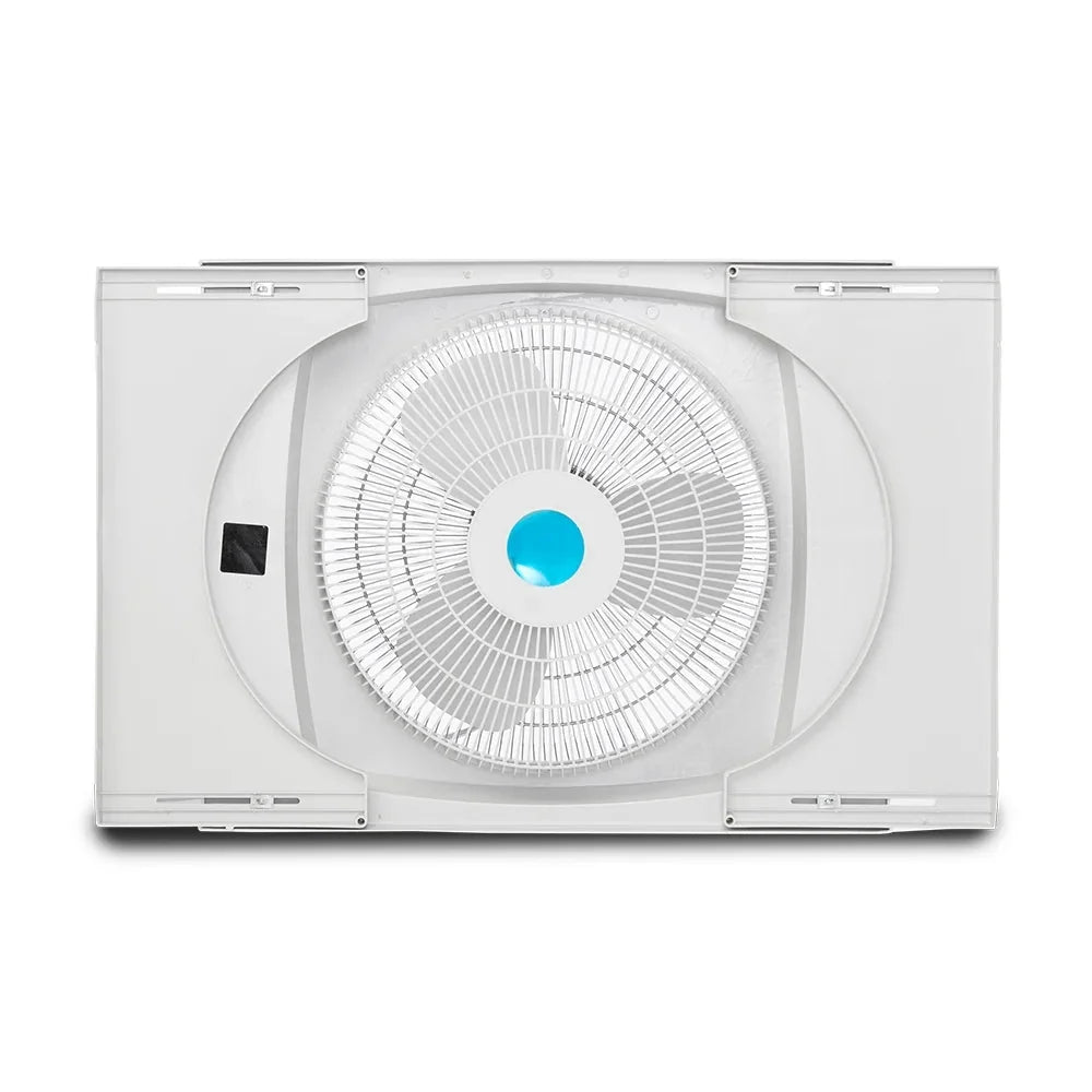 Air King Storm Guard 16 Inch 3-Speed Window Fan, White - 1/16 HP