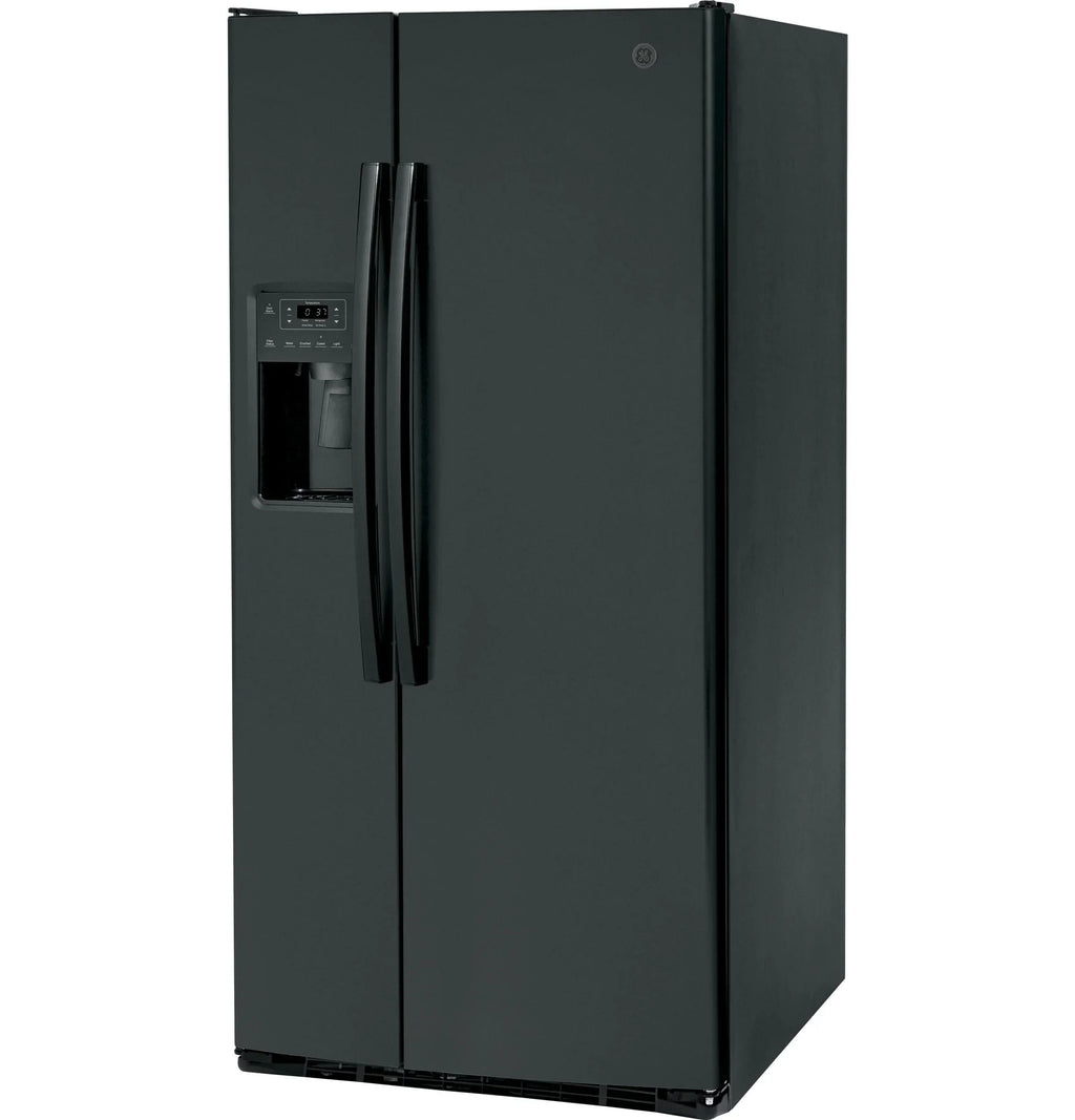 GE APPLIANCES Side By Side Freestanding Refrigerator - GSS23GGPBB