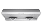 Hauslane Under Cabinet Range Hood 30-inch Full Stainless Steel, Fits 6 Inch Round Ducts - C100