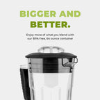 Cleanblend Commercial Countertop Blender 3 Horsepower 1800 Watt 64 Ounce