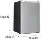 Frigidaire Upright Freezer, 6.5 cu. ft., Silver, 21in D x 23in W x 56in H - EFRF696-AMZ