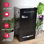 Frigidaire Retro Bar Fridge, 3.2 Cu. Ft., Pink, 65-Watt - EFR376-C-PINK