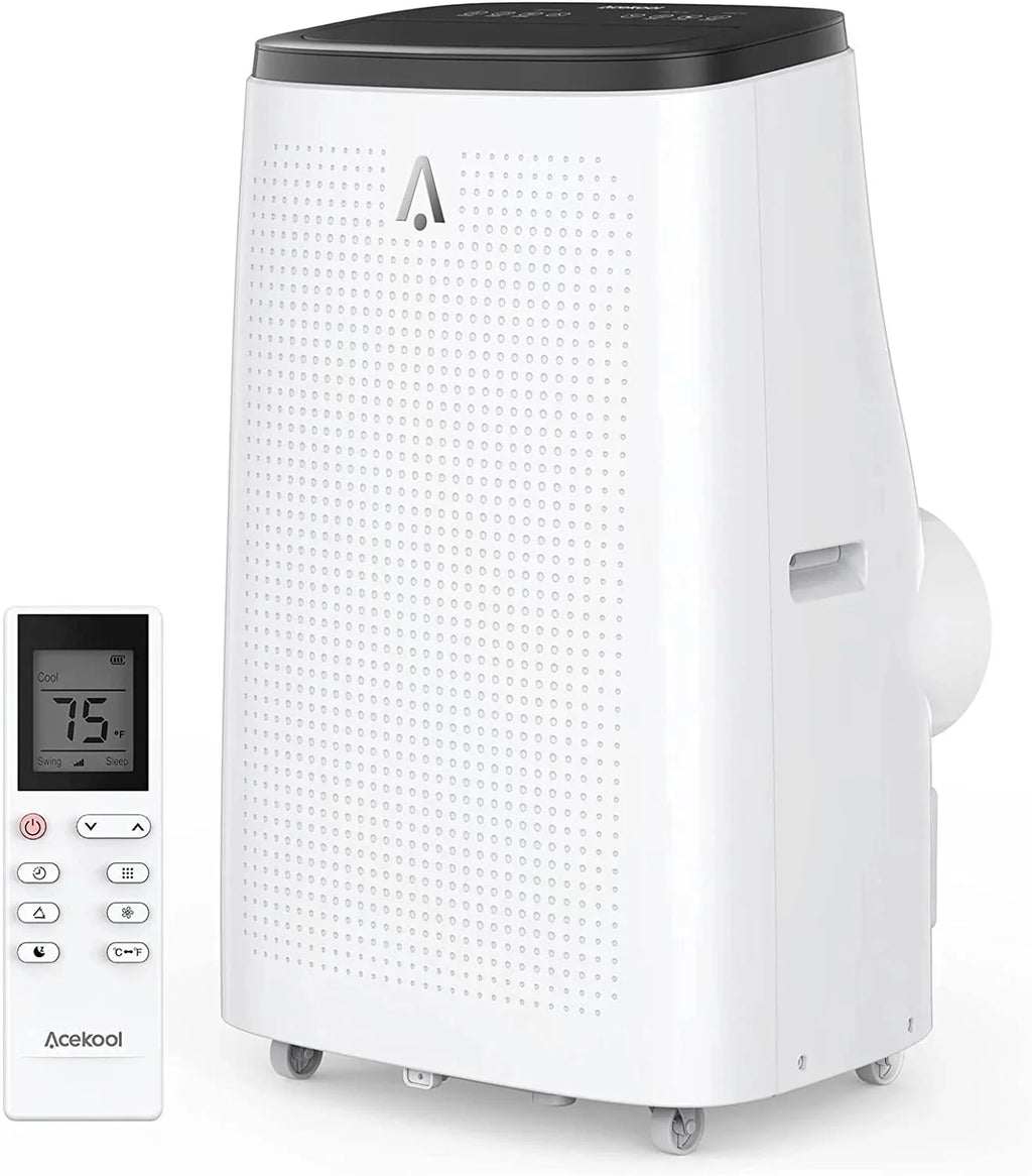 BLACK+DECKER Portable Air Conditioner 14,000-BTU 3-Speed 1,250-Watt With Remote - BPP10WTB
