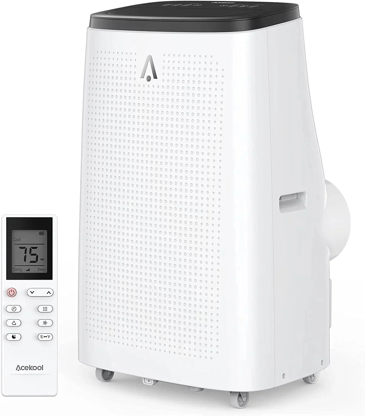 BLACK+DECKER Portable Air Conditioner 14,000-BTU 3-Speed 1,250-Watt With Remote - BPP10WTB
