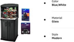 BIOCUBE 32 Gallon Glass Aquarium Tank And Stand Kit - LED