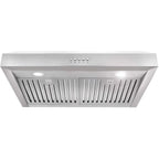 Cosmo Under-Cabinet Range Hood, 30-Inch, Silver - UC30