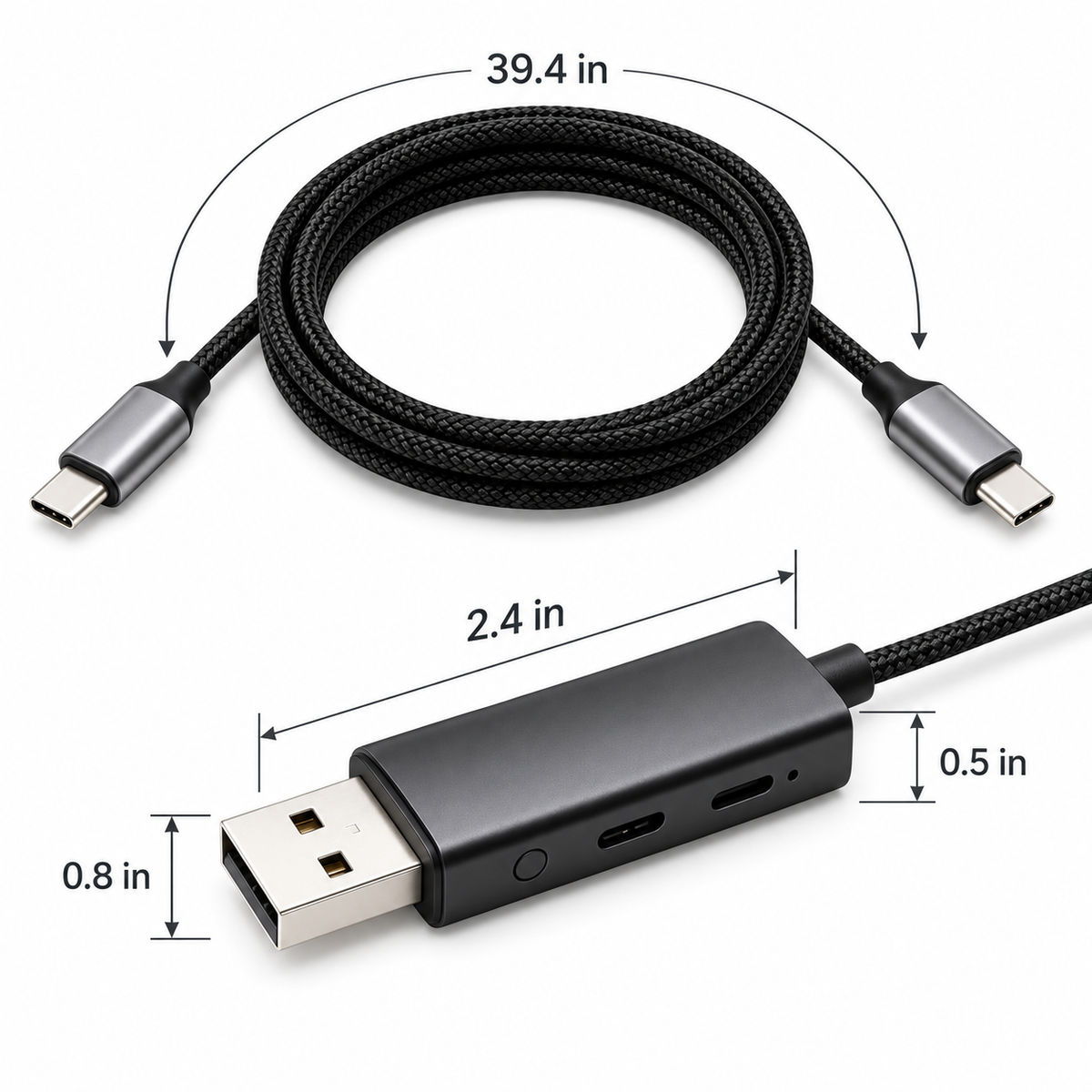 Multi-Function Gaming Audio Adapter Kit with USB Sound Card