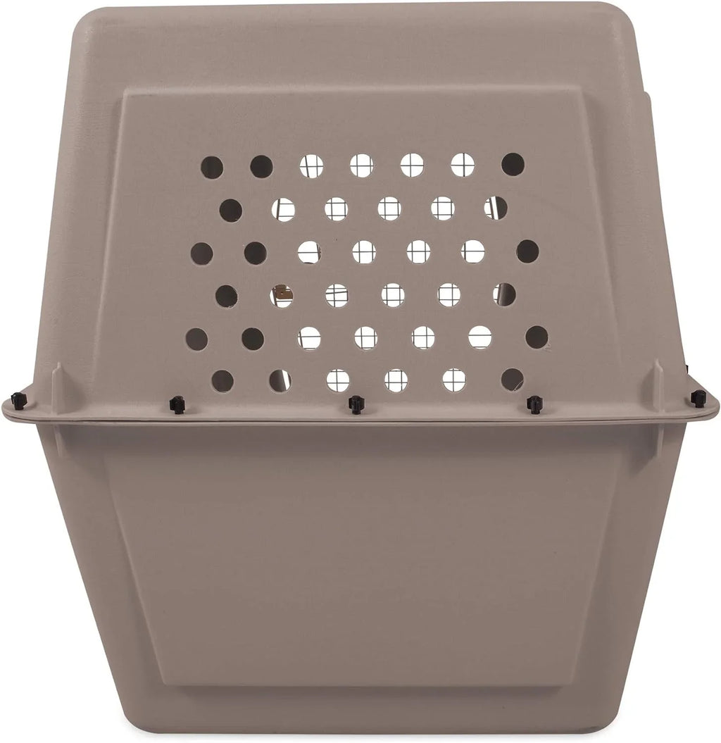 Petmate Ultra Vari Dog Travel Kennel, 48 in Long, 90 to 125 lbs - Taupe Black