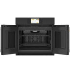 Cafe 30 Inch Matte Black Single Convection Smart Electric Wall Oven - CTS90FP3ND1