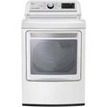 LG 7.3 cu. ft. White Smart Top Load Gas Dryer