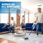 HART 20-Volt Dual Brushroll Stick Vacuum Kit With 4.0 Ah Lithium-Ion Battery