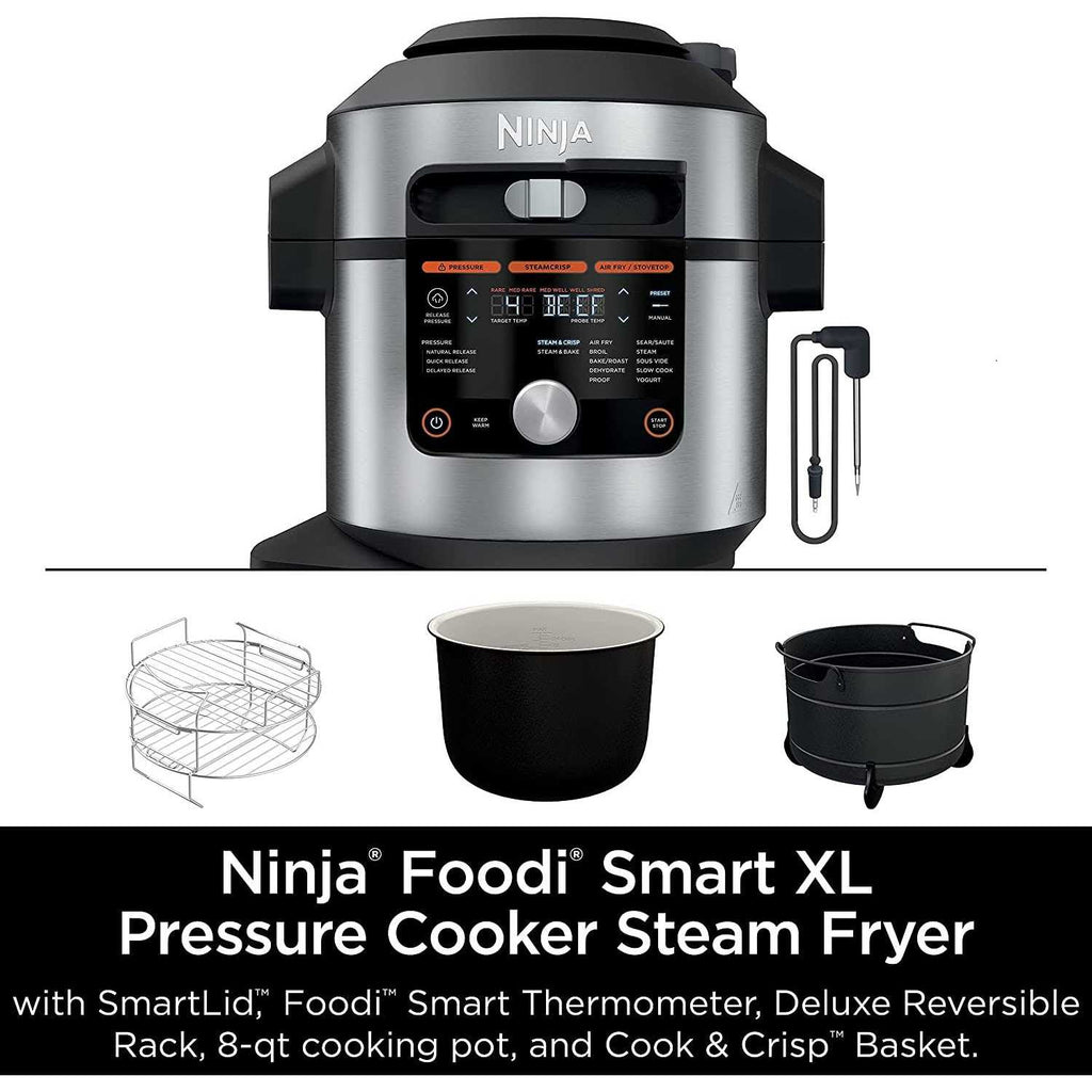 Ninja Foodi 14-in-1 Smart XL 8 Qt Pressure Cooker Steam Fryer - OL701