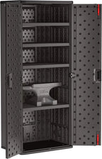 Suncast Commercial 19 Cu. Ft. Resin Storage Cabinet, Black