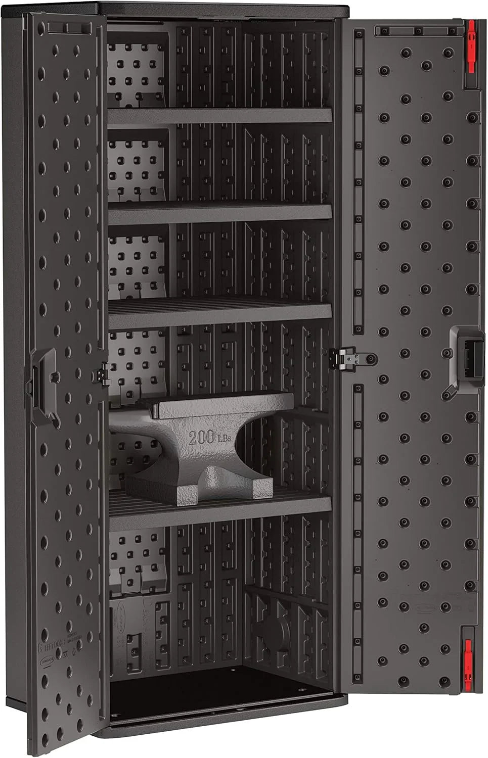Suncast Commercial 19 Cu. Ft. Resin Storage Cabinet, Black