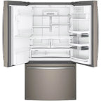 GE French Door Refrigerator 36 in 27.8 cu. ft. Slate - PFE28KMKES