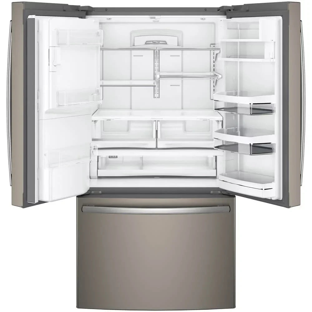 GE French Door Refrigerator 36 in 27.8 cu. ft. Slate - PFE28KMKES