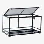 REPTI-ZOO Glass Terrarium, Front Double Doors, 40 Gallon