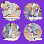 Swiffer PowerMop Starter Kit With 2 Mop Pad Refills And 2 Batteries - PowerMop